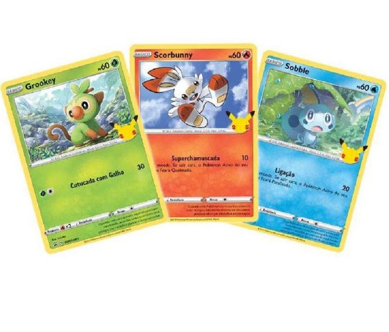 Lote 5 Cartinhas Pokémon Todas Brilhantes Original Da Copag