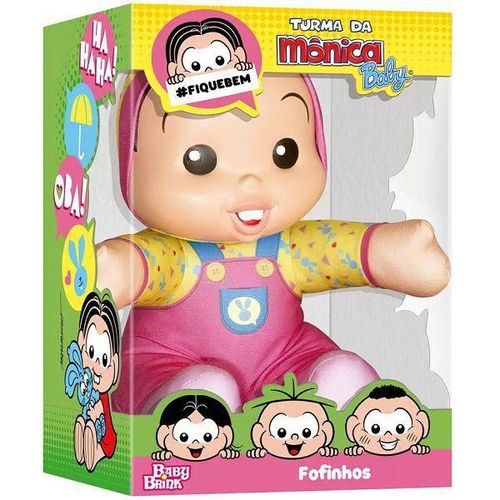 Boneco Turma Da Monica - Colecao Fofinhos - Monica Baby NOVABRINK