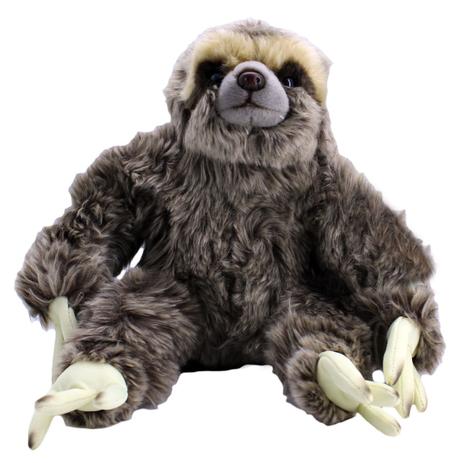 Bicho Preguica Pelucia 20 Cm Sentado Antialergico BBR