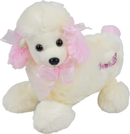 Pelucia Poodle com Laco Rosa BBR