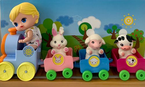 Lil Cutesies - Trenzinho Com Boneca e Pets