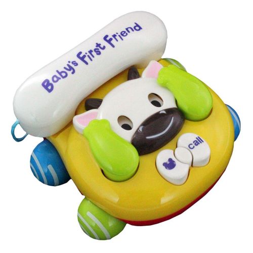 Telefone Sonoro Musical Bebe Infantil - Vaca - R2999 BBR
