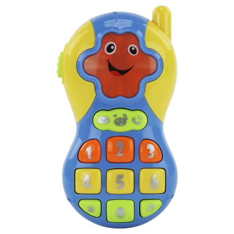 Celular Musical com Som e Luzes - Cor Azul BBR