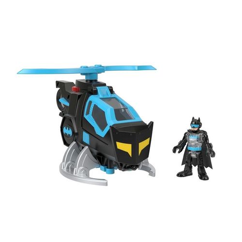 Mini Boneco - Imaginext - DC Super Friends - Bat Tech - Helicoptero do Batman MATTEL