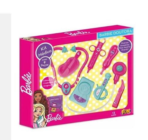 Kit - Barbie Doutora Medica Medio - Fun F0058-0 BARAO