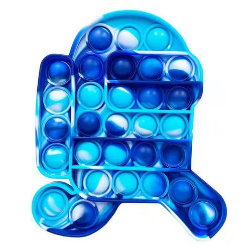 Pop Fun - Empurra Estoura Bolha Among - Azul Branco TERRACO