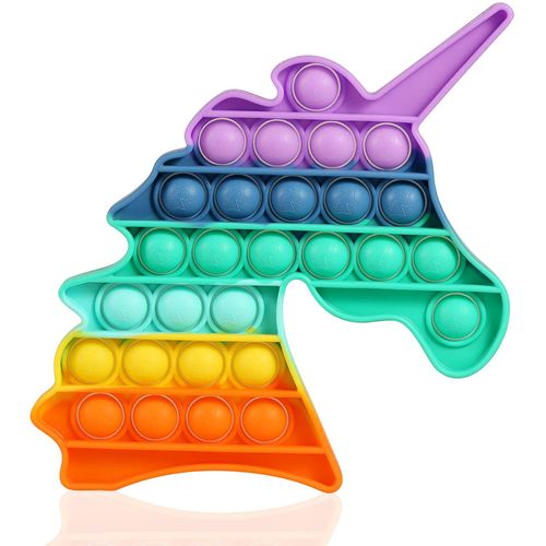 Empurra Estoura Bolha Unicornio - Cor Colorido TERRACO