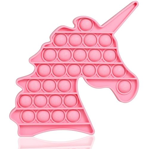 Empurra Estoura Bolha Unicornio - Cor Rosa TERRACO