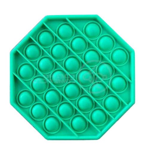 POP FIDGET TOYS - BRINQUEDO HEXAGONO - COR VERDE TERRACO
