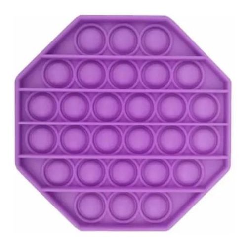 POP FIDGET TOYS - BRINQUEDO HEXAGONO - COR ROXO TERRACO
