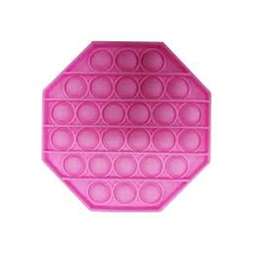 POP FIDGET TOYS - BRINQUEDO HEXAGONO - ROSA TERRACO
