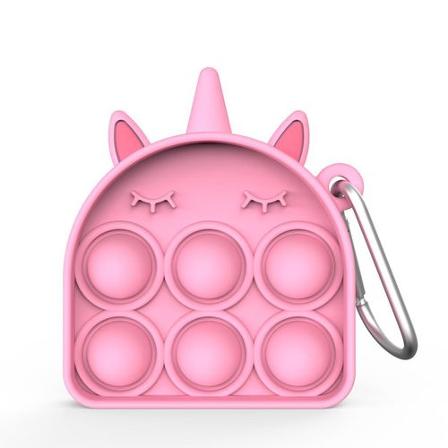 Empurra Estoura Bolha - Unicornio Pink - Chaveiro TERRACO