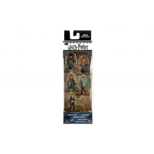 Bonecos Nano Metalfigs Harry Potter Pack A c/5 unidades - Harry, Ron, Hermione, Percy e Arthur ARMARINHOS FERNANDO