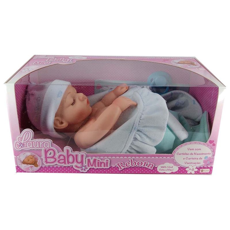 Boneca Bebe Reborn - Laura Baby - Mini Noah TERRACO