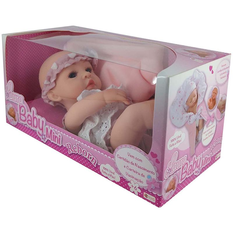 Boneca Bebe Reborn - Laura Baby - Mini Noah TERRACO