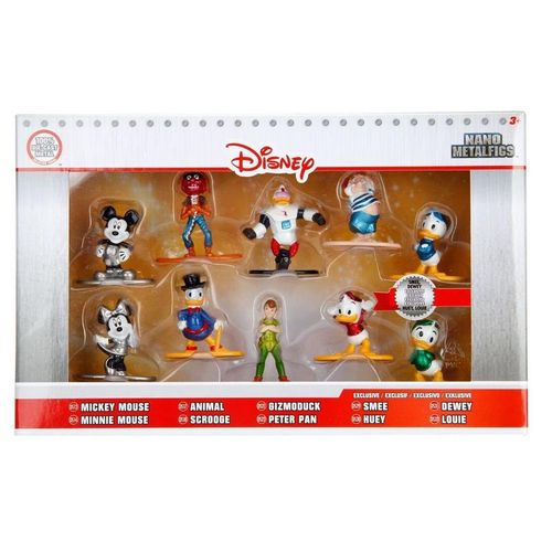 Pack 10 Personagens Disney Nano Metal Figs Jada ARMARINHOS FERNANDO