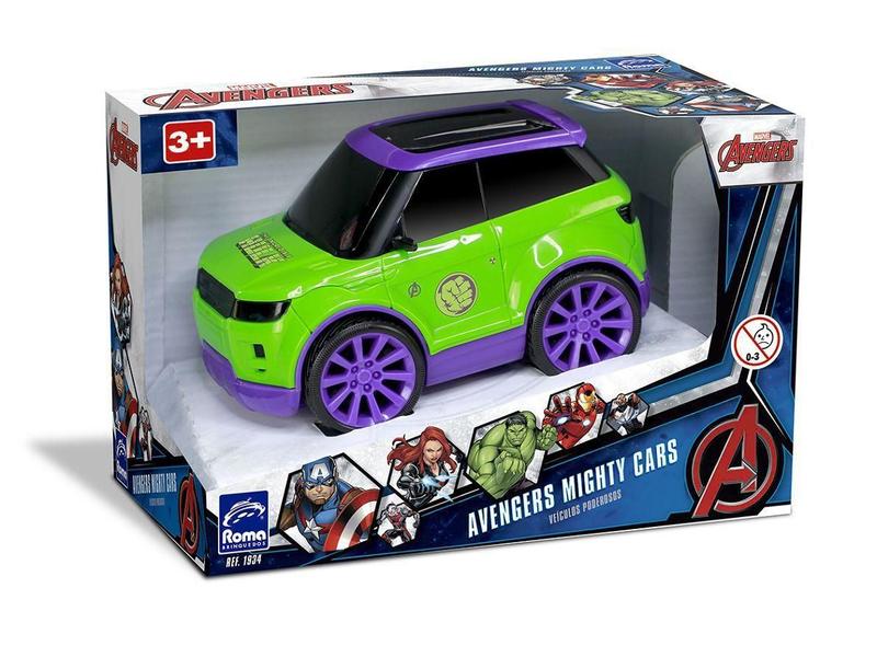 CARRO BATTLE RACER AVENGERS AVENGERS HULK ROMA JENSEN