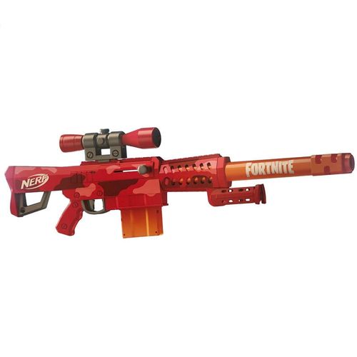 Lança Dardo Accustrike Mega Bulldog, Nerf, Vermelho/laranja