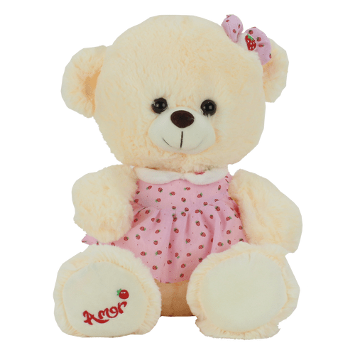Urso de Pelucia - R3077 - Rosa BBR