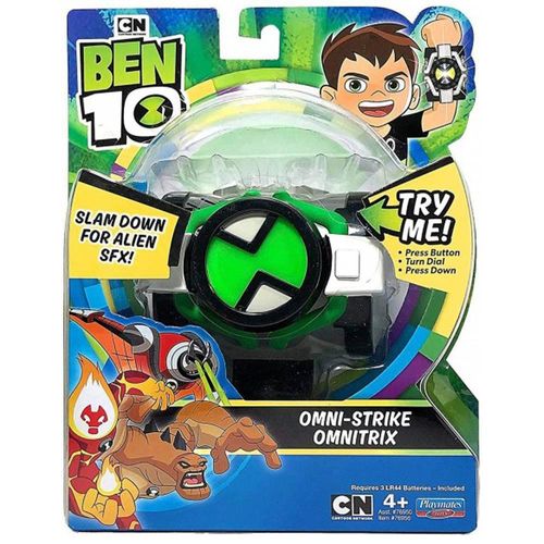 Relogio Ben 10 - Omnitrix - Omni-strike - Com luz e som - SUNNY