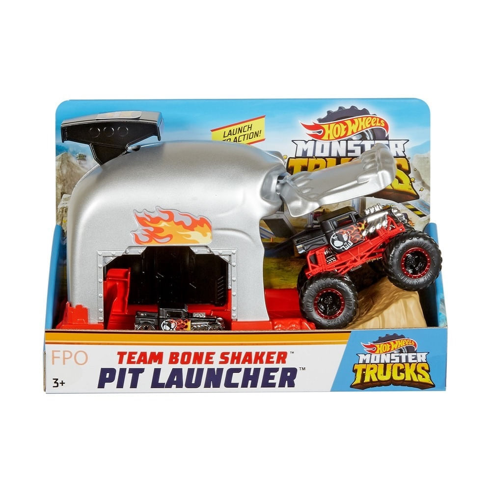 Pista Hot Wheels Monster Lançadores Radicais