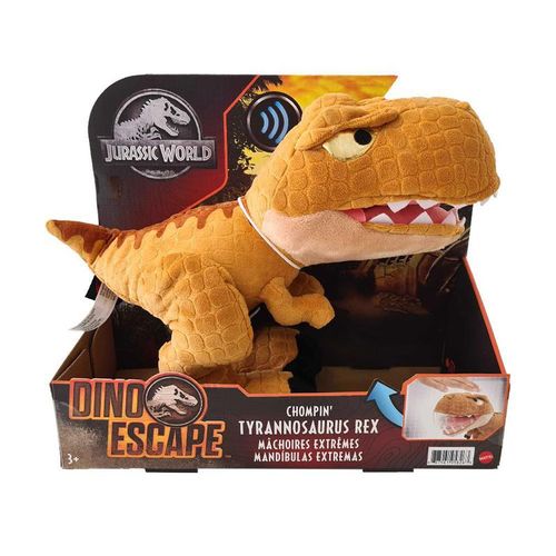 Pelucia Dinossauro Jurassic World Dino Morde Sons MATTEL
