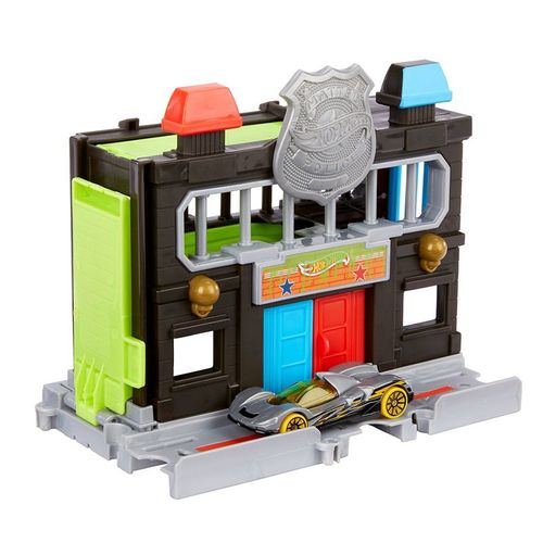 Conjunto - Hot Wheels - City - Estacao de Policia MATTEL