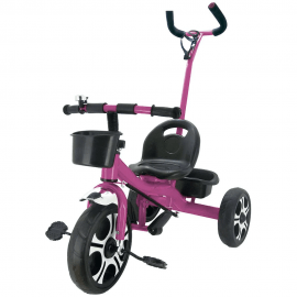 Triciclo Com Apoiador Rosa ZIPPY TOYS