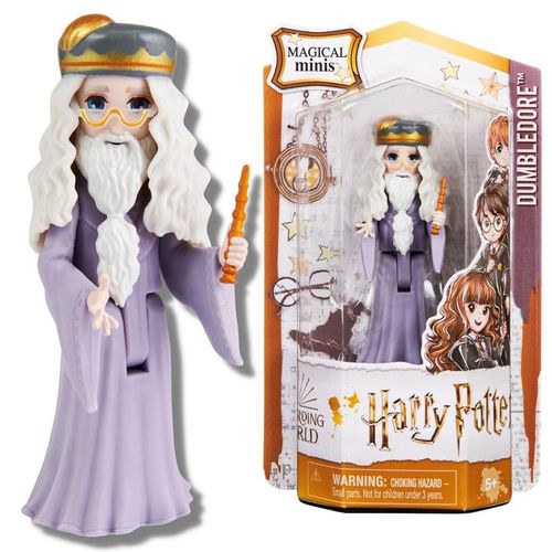Mini Boneco - Harry Potter - Wizarding World - Dumbledore - Amuletos Magicos SUNNY BRINQUEDOS