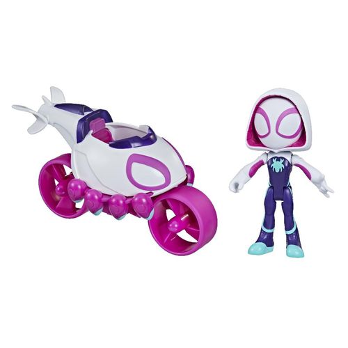 Mini Veiculo e Figura - Marvel - Spidey and His Amazing Friends - Ghost-Spider HASBRO