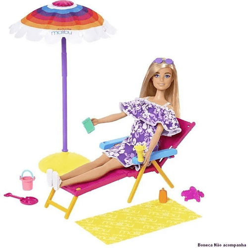 Barbie Malibu The Ocean Conjunto Dia na Praia MATTEL
