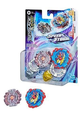 Jogo - Piao Beyblade - Speedstorm - Pack Duplo - Gaianon G6 e Mirage Helios H6 HASBRO