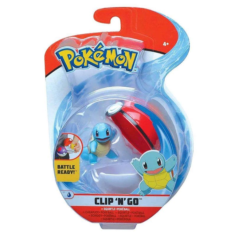 Pokemon - Squirtle - Azul - 10Cm - 2788 - Sunny - Real Brinquedos