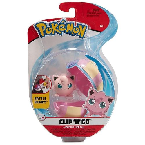 Boneco - Pokemon - Jigglypuff e Pokebola - 2606 SUNNY BRINQUEDOS