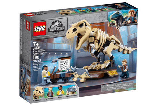 Blocos de Montar - Lego Jurassic Word - Exposicao de Fossil do Dinossauro T Rex LEGO DO BRASIL