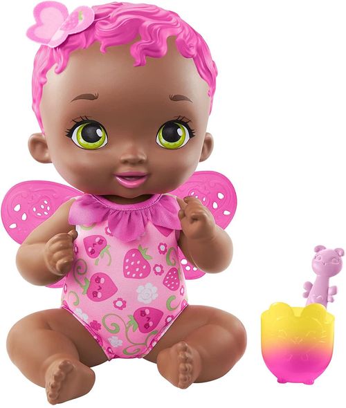 Boneca My Garden Baby - Borboleta Frutinhas Comilonas Mirtilo - Rosa MATTEL