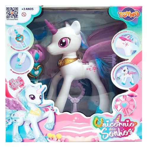 Unicornio com Controle Remoto - Branco TOYNG