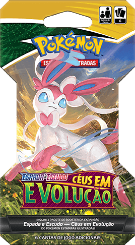 Booster Espada e Escudo - Ceus em Evolucao - Sylveon COPAG DA AMAZONIA