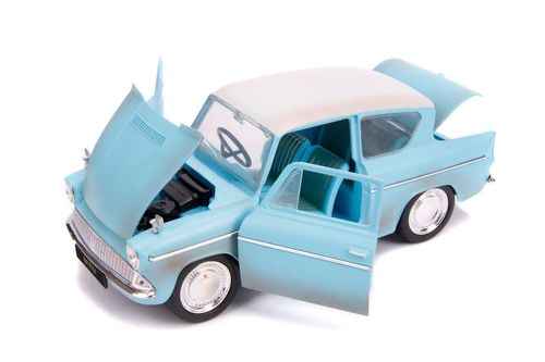 Miniatura Harry Potter Ford Anglia 1959 c/ Boneco 1/24 Jada Toys - 31127 CALIFORNIA