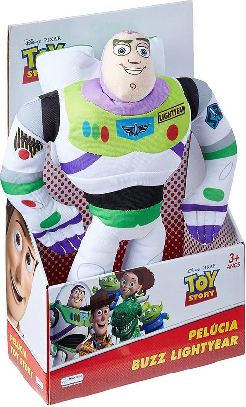 Pelucia com Som Buzz Lightyear Toy Story 30cm - BR388