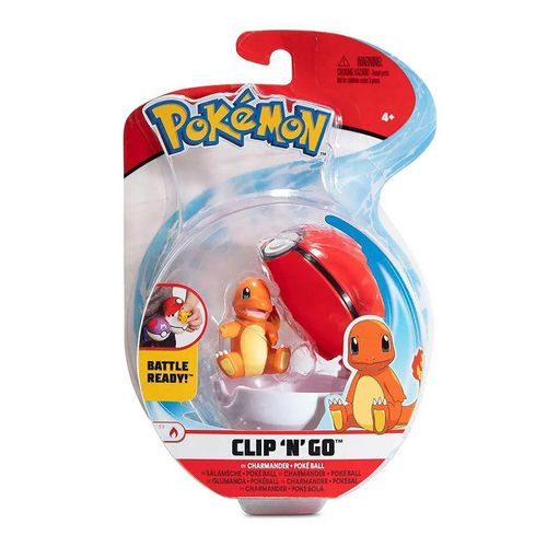 Boneco - Pokemon - Charmander e Pokebola - 2606 SUNNY BRINQUEDOS