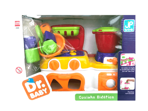 Cozinha infantil didatica e educativa - Vermelho - 220 JP BRINK LTDA EPP