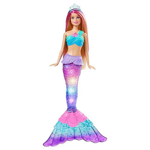 Boneca Barbie Dreamtopia Sereia Loira C Luz Brilhante MATTEL