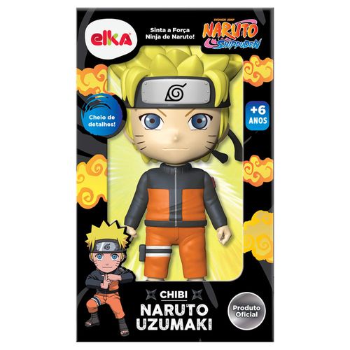 Boneco Naruto Uzumaki Chibi - Naruto Shippuden - 1186 ELKA