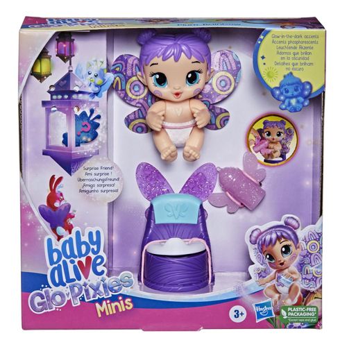 Boneca Baby Alive Pix Min Plum Rainbow - F2596 HASBRO