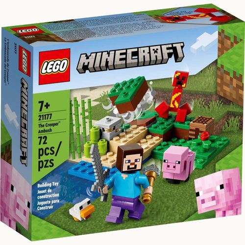 Blocos de Montar - Minecraft - A Emboscada do Creeper - 21177 LEGO DO BRASIL