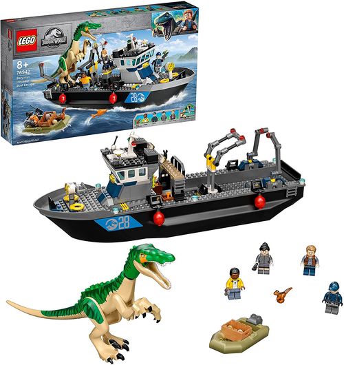 Fuga de Barco do Dinossauro Baryonyx - 76942 LEGO DO BRASIL
