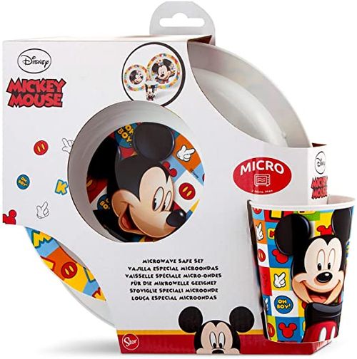 Conjunto Alimentacao - Kit com 3 Pecas - Disney - Mickey LILLO DO BRASIL INDU