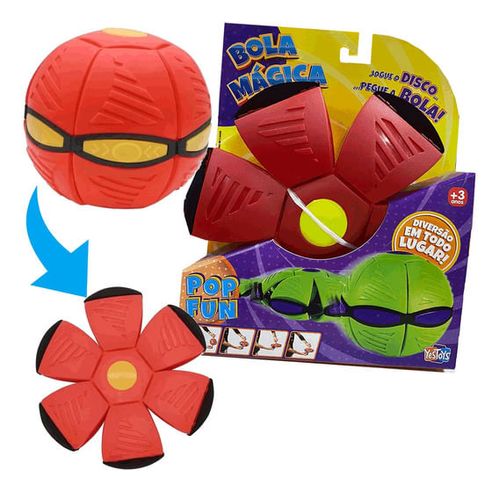 Pop Fun Bola Magica - Vermelho - 20188 YES TOYS