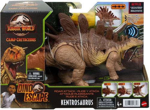 BONECO DINOSSAURO KENTROSAURUS C/ SOM JURASSIC WORLD MATTEL MATTEL
